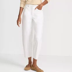 Women's Recover High Rise Barrel Leg Ankle Jeans