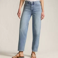 Women's Recover High Rise Barrel Leg Ankle Jeans
