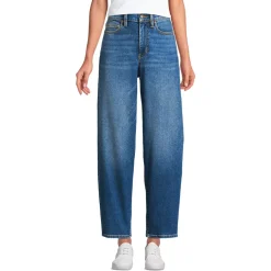 Women's Recover High Rise Barrel Leg Ankle Jeans