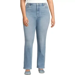 Women's Recover High Rise Straight Leg Blue Jeans