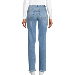 Women's Recover High Rise Straight Leg Blue Jeans