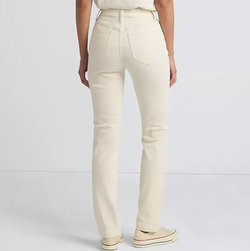 Women's Recover Mid Rise Straight Leg Blue Jeans