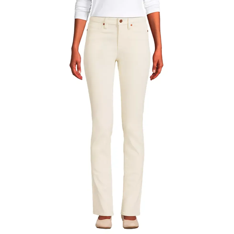Women's Recover Mid Rise Straight Leg Blue Jeans
