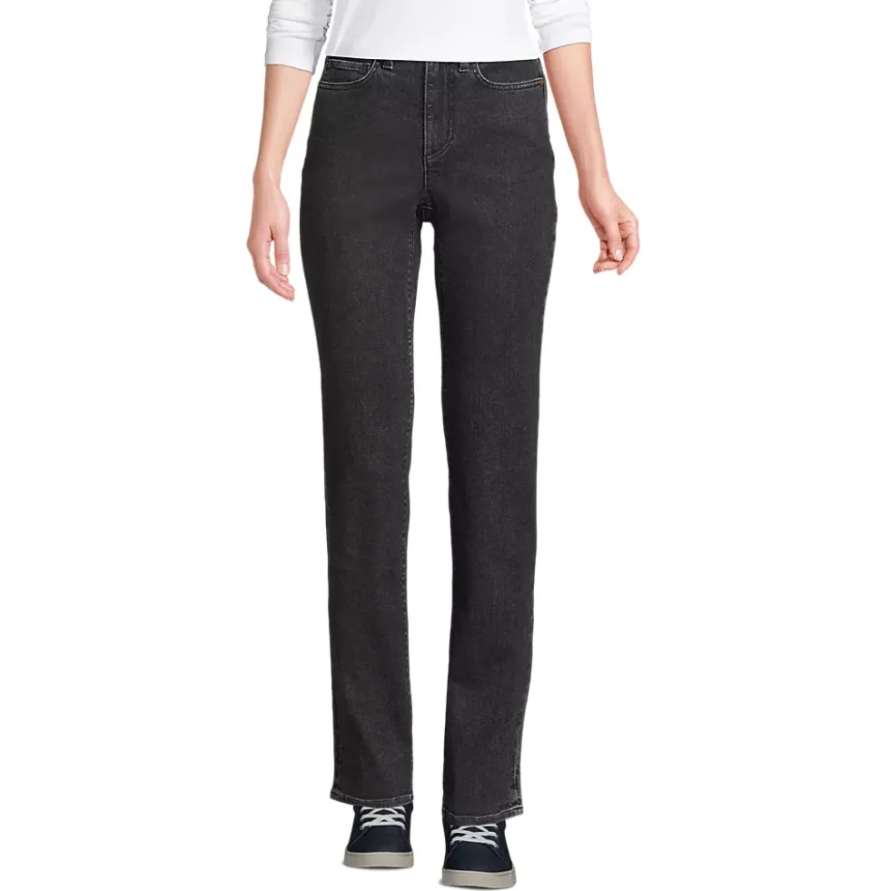 Women's Recycled Denim High Rise Straight Leg Jeans