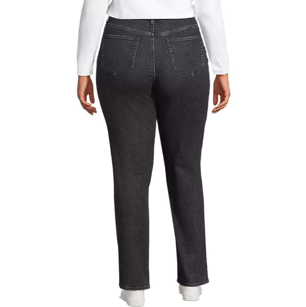 Women's Recycled Denim High Rise Straight Leg Jeans
