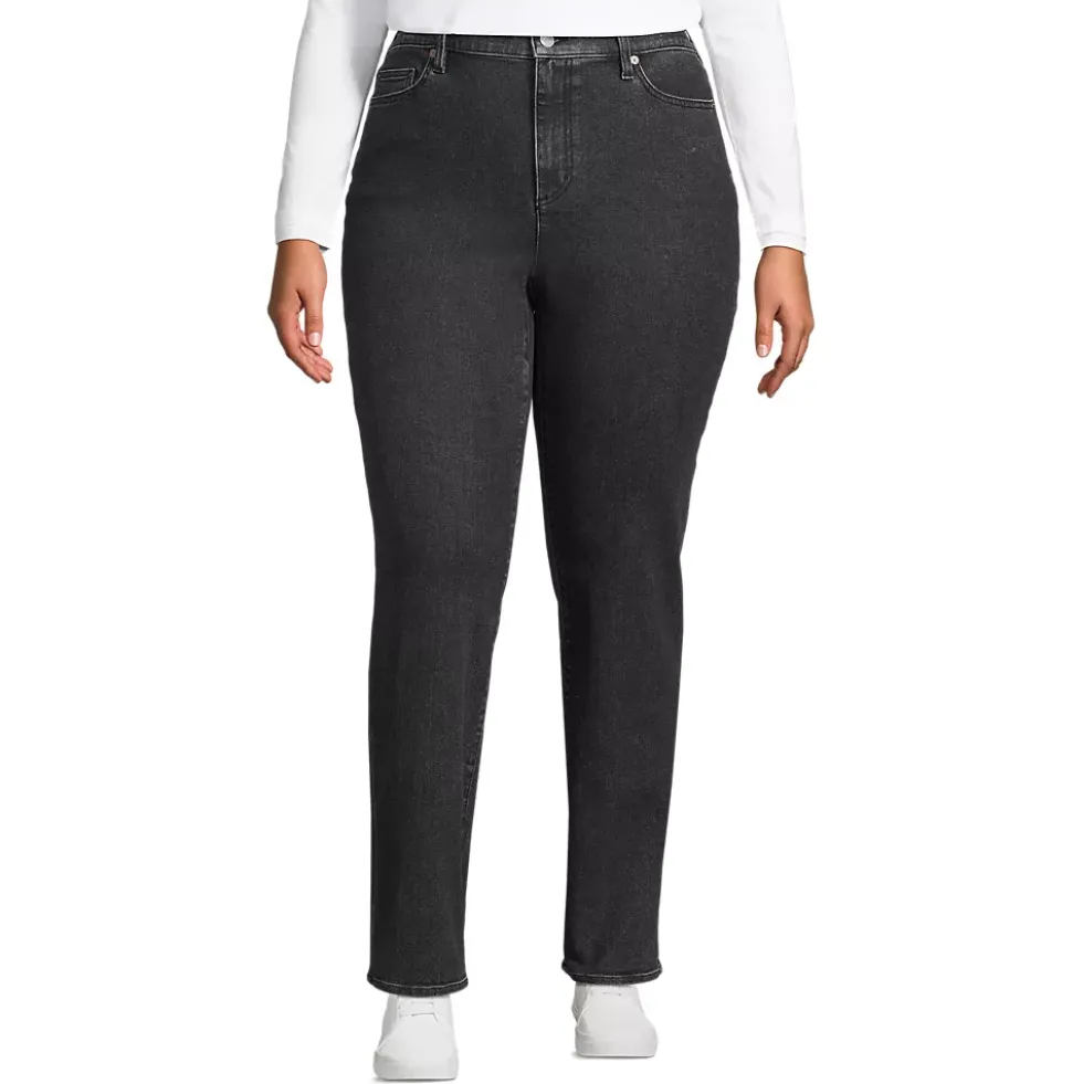 Women's Recycled Denim High Rise Straight Leg Jeans