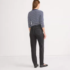 Women's Recycled Denim High Rise Straight Leg Jeans