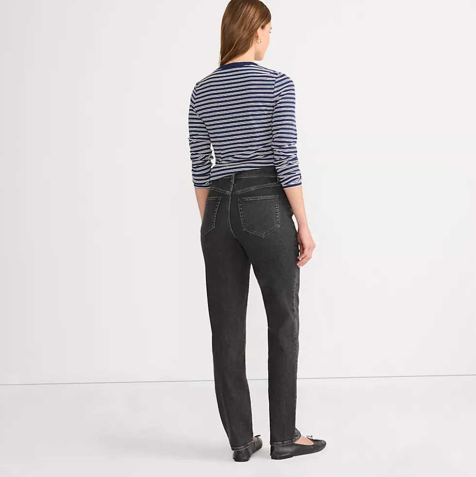 Women's Recycled Denim High Rise Straight Leg Jeans