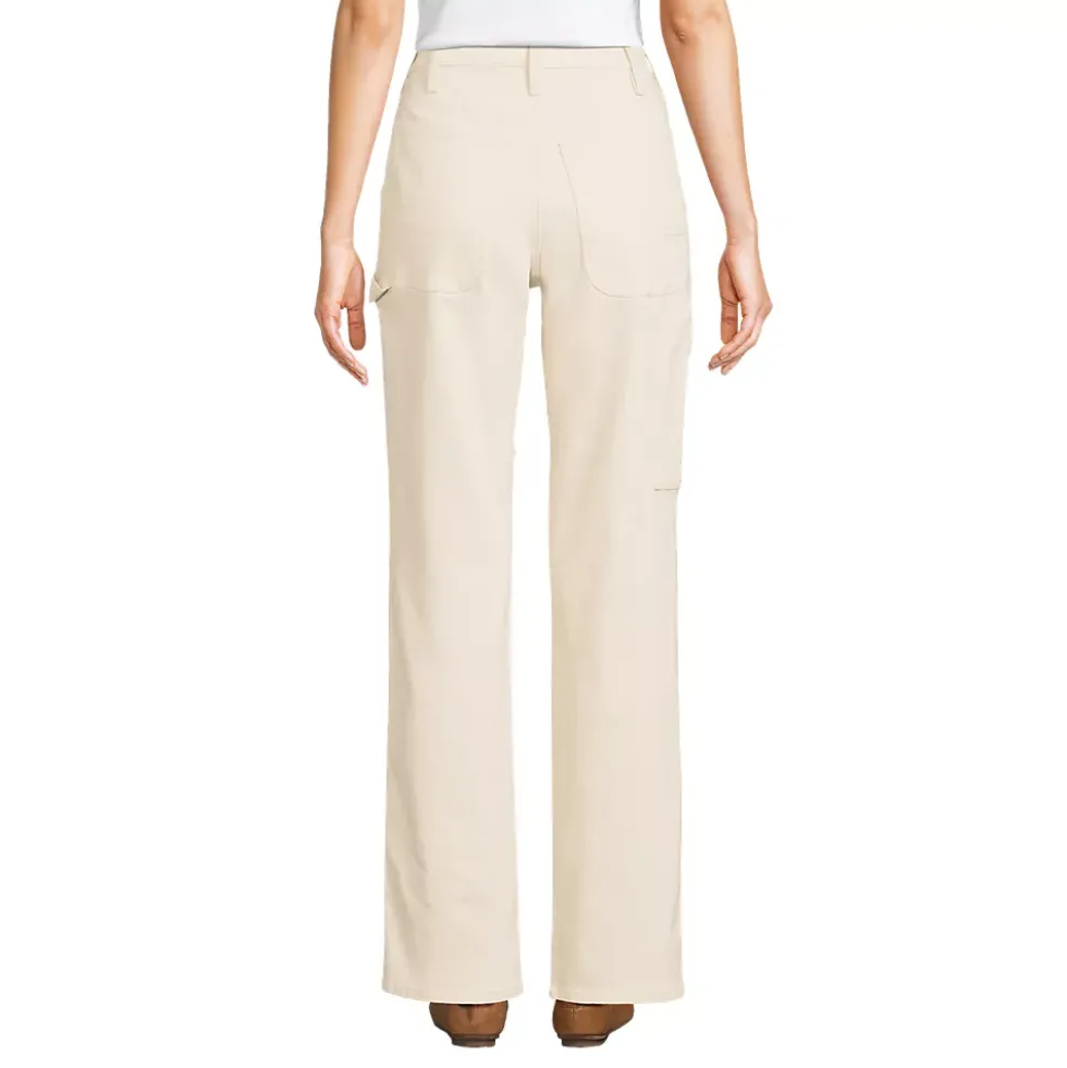Women's Recycled Denim High Rise Straight Leg Utility Jeans