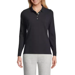 Women's Regular Long Sleeve Mesh Polo