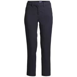 Women's Regular Mid Rise Chino Crop Pants