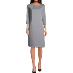 Women's Regular 3/4 Sleeve Tailored Dress