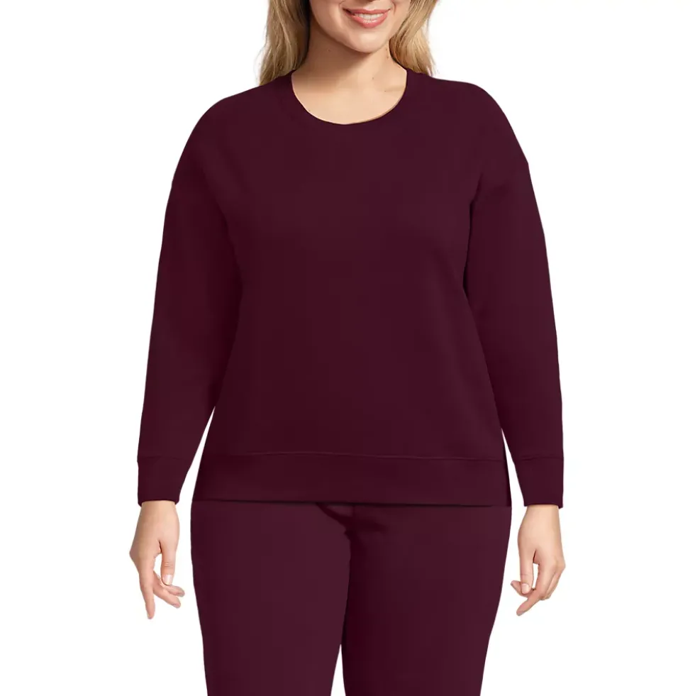 Women's Relaxed Serious Sweats Long Sleeve Crewneck Sweatshirt
