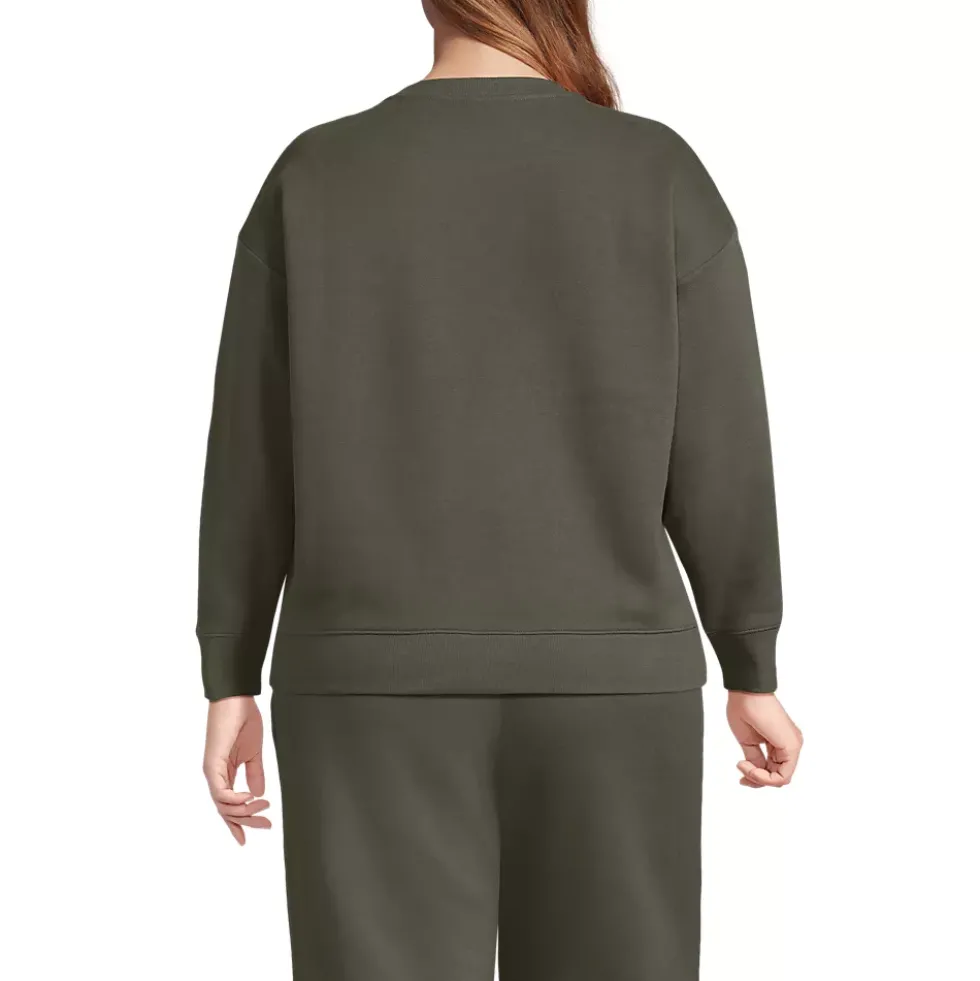 Women's Relaxed Serious Sweats Long Sleeve Crewneck Sweatshirt