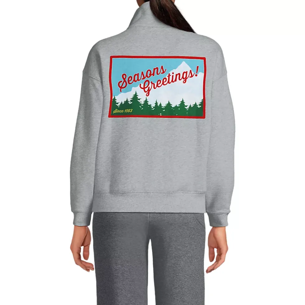 Women's Relaxed Serious Sweats Long Sleeve 1/2 Zip Sweatshirt