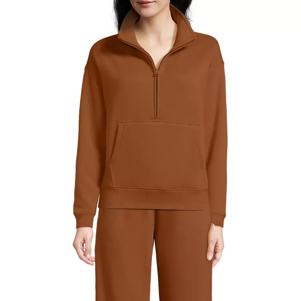 Women's Relaxed Serious Sweats Long Sleeve 1/2 Zip Sweatshirt