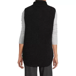 Women's Reversible Quilted Sherpa Fleece Vest