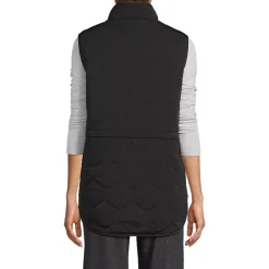 Women's Reversible Quilted Sherpa Fleece Vest