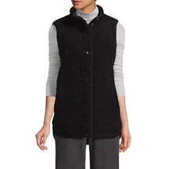 Women's Reversible Quilted Sherpa Fleece Vest