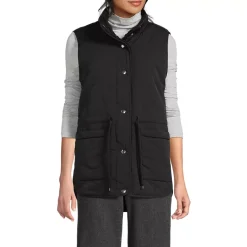 Women's Reversible Quilted Sherpa Fleece Vest