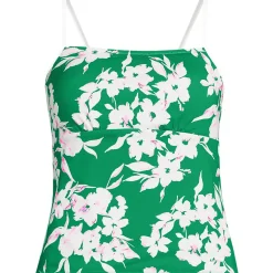 Women's Reversible Scoop Neck Tie Back Tankini Swimsuit Top