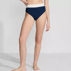 Women's Reversible Ultra High Leg High Waisted Bikini Swim Bottoms
