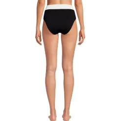 Women's Reversible Ultra High Leg High Waisted Bikini Swim Bottoms