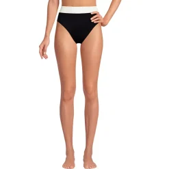 Women's Reversible Ultra High Leg High Waisted Bikini Swim Bottoms