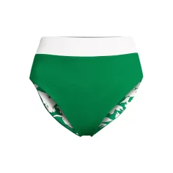 Women's Reversible Ultra High Leg High Waisted Bikini Swim Bottoms