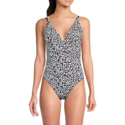 Women's Reversible V-Neck Ultra High Leg Strappy One Piece Swimsuit