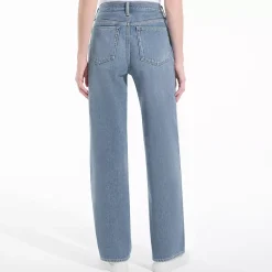 Women's Rigid Denim Mid Rise Baggy Jeans