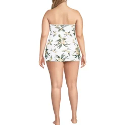 Women's Ruched Multi-Way Mini Swim Dress Swimsuit