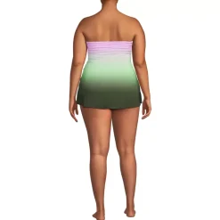 Women's Ruched Multi-Way Mini Swim Dress Swimsuit