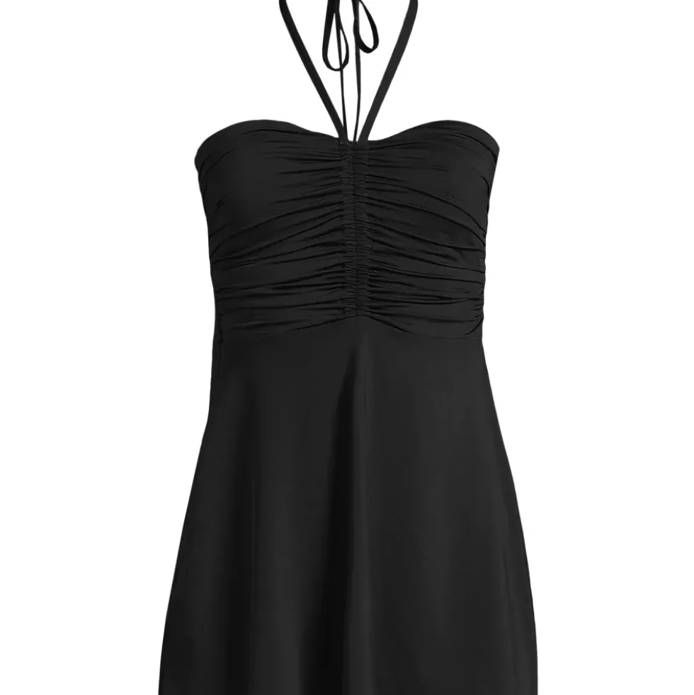 Women's Ruched Multi-Way Mini Swim Dress Swimsuit