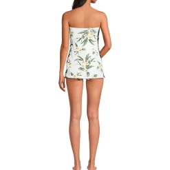 Women's Ruched Multi-Way Mini Swim Dress Swimsuit