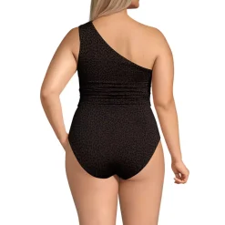 Women's Ruched One Shoulder Midkini Top