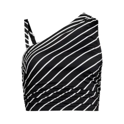 Women's Ruched One Shoulder Midkini Top
