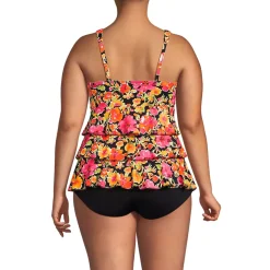 Women's Ruffle Fauxkini One Piece Swimsuit