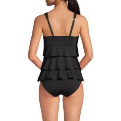 Women's Ruffle Fauxkini One Piece Swimsuit