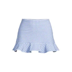 Women's Ruffle Hem Mini Swim Skirt
