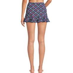 Women's Ruffle Hem Mini Swim Skirt