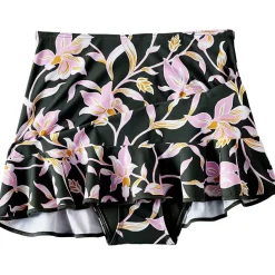 Women's Ruffle Hem Mini Swim Skirt