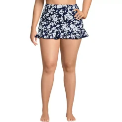 Women's Ruffle Hem Mini Swim Skirt