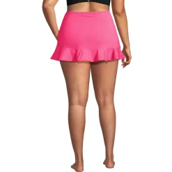 Women's Ruffle Hem Mini Swim Skirt