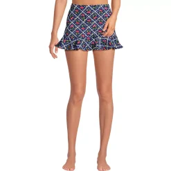 Women's Ruffle Hem Mini Swim Skirt