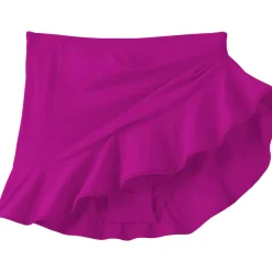 Women's Ruffle Hem Mini Swim Skirt