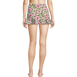 Women's Ruffle Hem Mini Swim Skirt