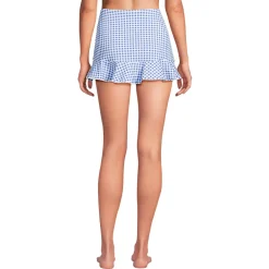 Women's Ruffle Hem Mini Swim Skirt