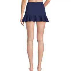 Women's Ruffle Hem Mini Swim Skirt