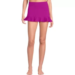 Women's Ruffle Hem Mini Swim Skirt